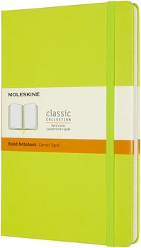Записная книга Moleskine Classic 13 x 21 см 240 страниц в линейку Лимонная (8056420850871)