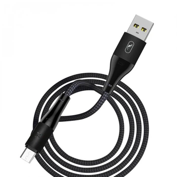 Кабель SkyDolphin S49V LED Aluminium Alloy USB-microUSB M/M 1 м, LED-индикатор(DL_362791E66DB7)