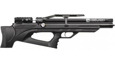 1003770 Пневматічна редукторна гвинтівка PCP Aselkon MX10-S Black