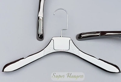 Плечики вешалки Hanger TZF1101 38 см пластмассовые цвет темное серебро