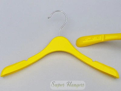 Дитячі плечики вішалки Hanger TZ8802 жовті пластмасові 31 см