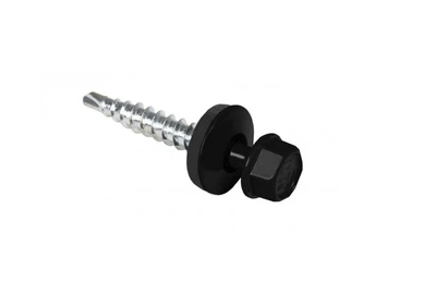 Саморез кровельный по дереву ETANCO (GUNNEBO) 4.8х35 RAL 9005 упк 250 шт