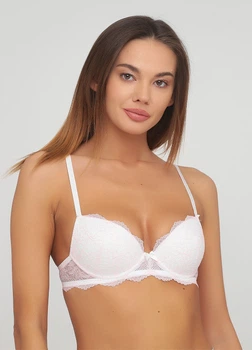 Бюстгальтер Maisa Laure push up 1121 75B бело-розовый (LR1210375B)