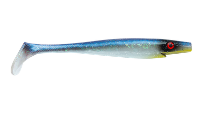 Силиконовая приманка Strike Pro Pig Shad, 230 мм, 90 гр, цвет: Glitter Mascara, (SP-172A#MN1) (152697)
