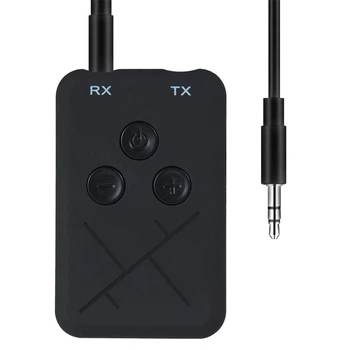Автомобильный аудиодаптер Lesko RT-XT-10 Bluetooth 4.2 беспроводной с AUX (F_3488-9774)