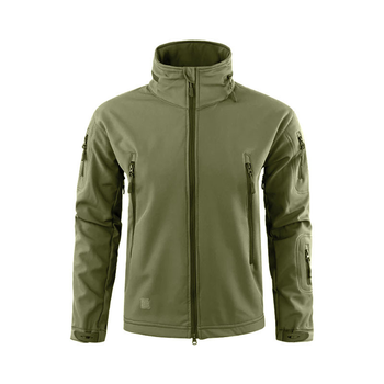Тактична куртка № 2 Lesko A012 Green 2XL для спецслужб чоловіча (K/OPT2-5127-27088)