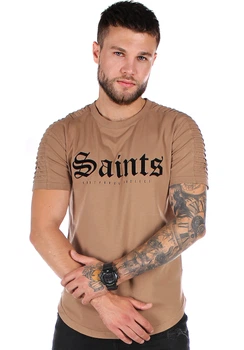 Футболка чоловіча Krutyakov SAINTS QUILTED XXXL бежевий 1998829