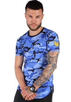 Футболка чоловіча Krutyakov MILITARY BLUE M синій 1247318