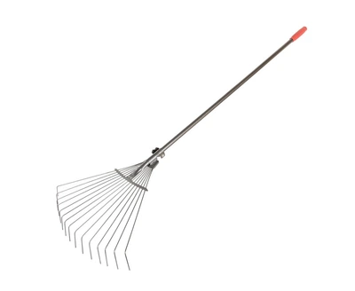 Грабли веерные MASTERTOOL GM раздвижные проволочные с ручкой крашеные 14-6296