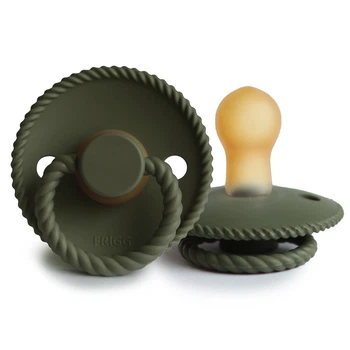 Пустышка FRIGG ROPE Olive (0-6 мес.)