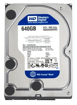 Накопитель HDD SATA 640GB WD Caviar Blue 7200rpm 16MB (WD6400AAKS) Refurbished