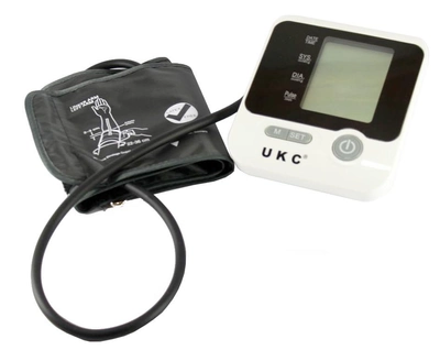 Тонометр электронный на предплечье AG UKC 8034 автоматический LCD экран Белый (241664)