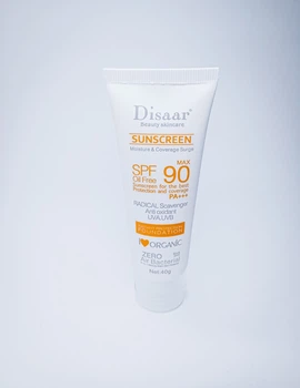 Крем солнцезащитный Disaar Oil Free SPF 90 PA+++ Sunscreen, с антиоксидантами