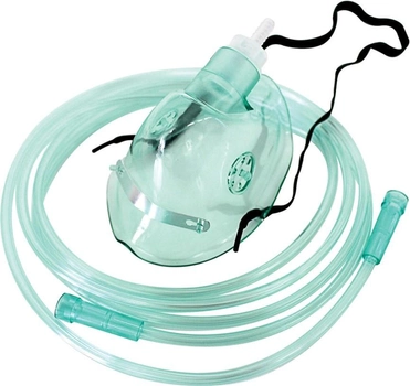 Маска кислородная GreetMed GT010-110 с регулируемым носовым зажимом M (детская)