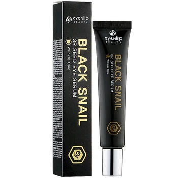 Сыворотка для глаз с чёрной улиткой Eyenlip Black Snail 3R Seed Eye Serum 25 мл (8809555251583)