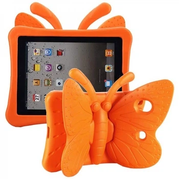 Чехол STR EVA Apple iPad 9, 2021 (10.2" экран) детский бабочка Orange