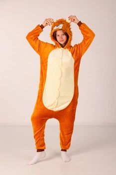 Піжама Кігурумі Сліп Для Хлопчиків Kigurumi Лев Коричневий 155-165см. (2025/2)