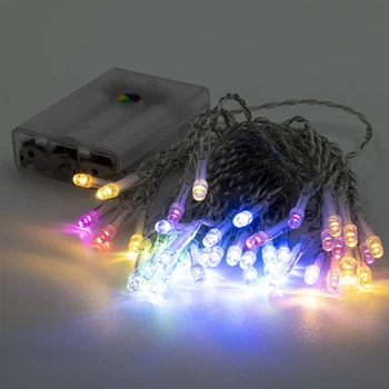 Декоративна гірлянда BERGER 2107-B-40 Multicolor 40 LED Різнокольоровий 6 м 1 режим 3 x AA
