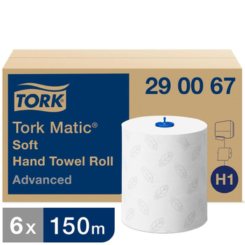 Полотенца в рулонах мягкие Tork Matic 290067