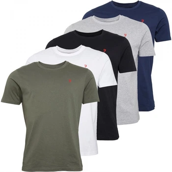 Футболка Farah Firzton Five Pack Lounge s White/Black/Grey/Navy/Khaki Multi, L (48) (11407573)