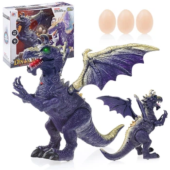 Динозавр AO XIE TOYS світло звук ходить несе яйця (866A