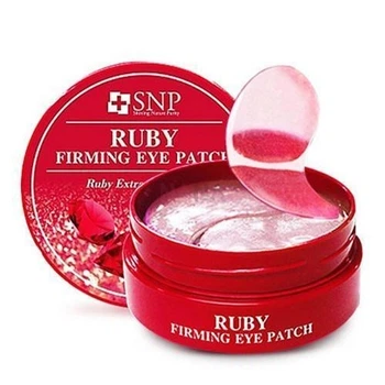 Гидрогелевые патчи SNP с экстрактом пудры рубина, SNP Ruby Nutrition Eye Patch, 150 г