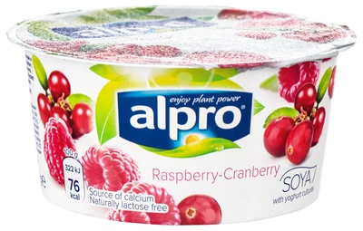 Продукт соєвий Alpro малина-журавлина 150г