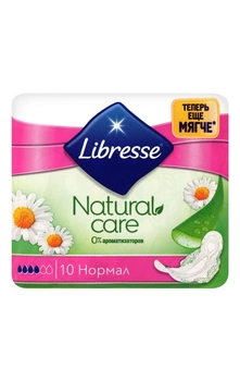 Прокладки гигиенические Normal Ultra Natural Care Libresse 10шт