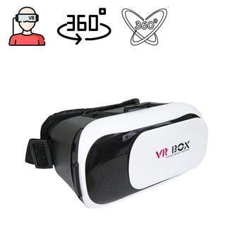 Окуляри віртуальної реальності для телефону VR Box Virtual Reality Glasses vr 1009059-White