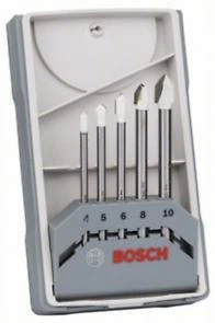 Набор сверл по керамике Professional CYL-9 Ceramic, 4-10мм, кейс, 5шт Bosch 000340678