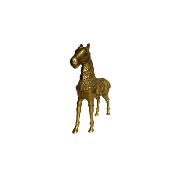 Статуетка кінь латунь Silk Route a-1141 20х21,5х6 див. "Golden horse"