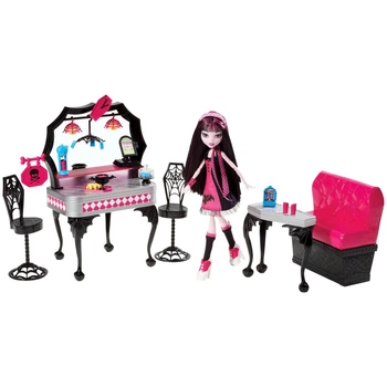 Лялька Монстер Хай Набір Дракулаура і Закусочна Monster High Play Set Die-ner Draculaura Y7719