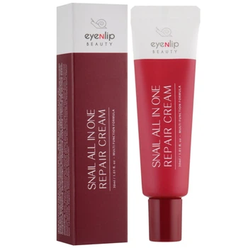 Многофункциональный восстанавливающий крем для лица с улиткой Eyenlip Snail All In One Repair Cream 30 мл (8809555250265)