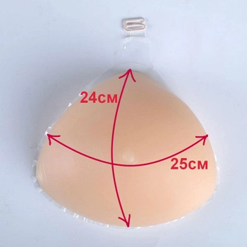 Протез молочной железы силиконовый после мастэктомии 830 грамм 4XL 19*17*8 чашка ЕЕ (1888)