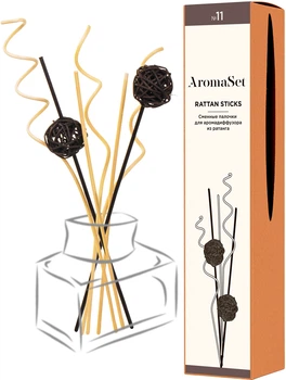 Ротангові палички AromaSet № 11 для Аромадифузора (4820235680039)