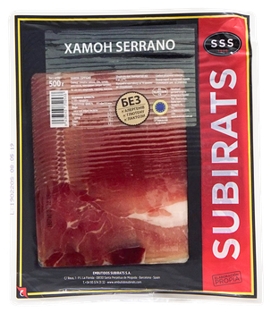 Хамон Subirats JAMON SERRANO GAS, нарезка, 500г