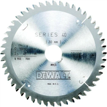 Диск пильный DeWalt по дереву 190 мм 48 (DT4094)