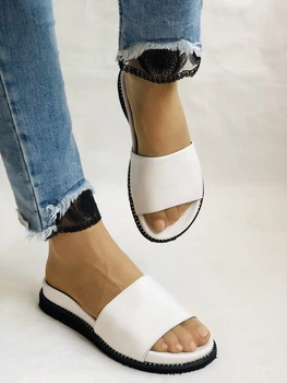 Женские шлёпанцы Evromoda 39 Белый 2203