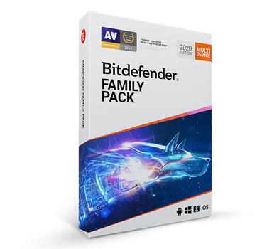 Антивирус Bitdefender Family Pack - 15 устройств | Подписка на 1 год | Код активации ПК по электронной почте
