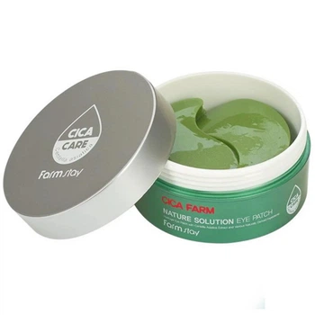 Гідрогелеві патчі під очі з центелою азіатської Farmstay Cica Farm Nature Solution Eye Patch 60 шт (8809460461145)