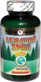 Натуральная добавка Healthyway Production Акулий хрящ 100 капсул (616659000096)