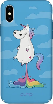 Чехол-накладка PUMP Tender Touch Case for iPhone X/XS Soaring Unicorn