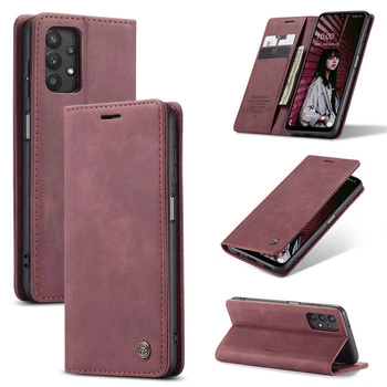 Чохол книжка з магнітом Samsung Galaxy A32 5G A326 CaseMe Wine (41113-42)
