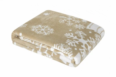 Плед хлопок Arya Christmas Snowy 200x220 8680943098627