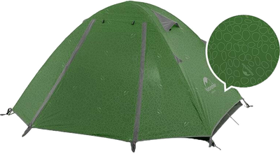 Намет чотиримісний Naturehike P-Series NH18Z044-P, 210T65D Темно-зелений (6927595762646)