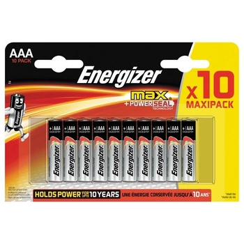 Батарея Energizer Max Alkaline AAA BP10 6+4