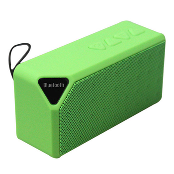 Портативная Аудио-колонка Epik Bluetooth/AUX/TF-card/FM X3 Green