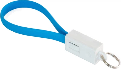 Кабель ExtraDigital Micro USB to USB брелок 0.18 м Голубой (KBU1785)