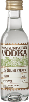 Алкогольний напій Koskenkorva Lemon Lime Yarrow, 0.04 л 37.5% (6412700512808)