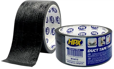 Универсальная армированная лента HPX Duct Tape 1900 48 мм х 10 м Черная (BC4810)